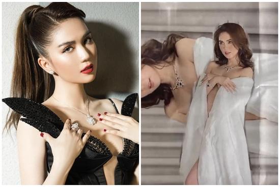 Bị réo tên trong ồn ào ảnh nhạy cảm, Ngọc Trinh tự đăng hậu trường nude gần hết