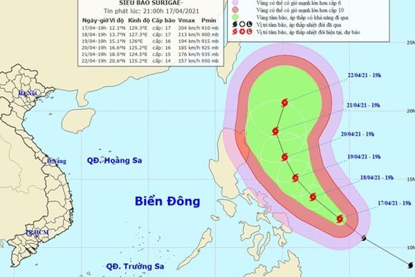 Siêu bão cấp 17 hình thành gần Biển Đông-1