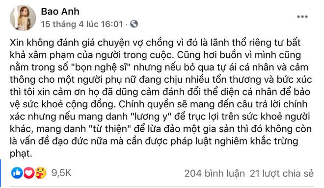 Bảo Anh phản hồi về status nghi nhắn nhủ tới vợ Dũng lò vôi-4