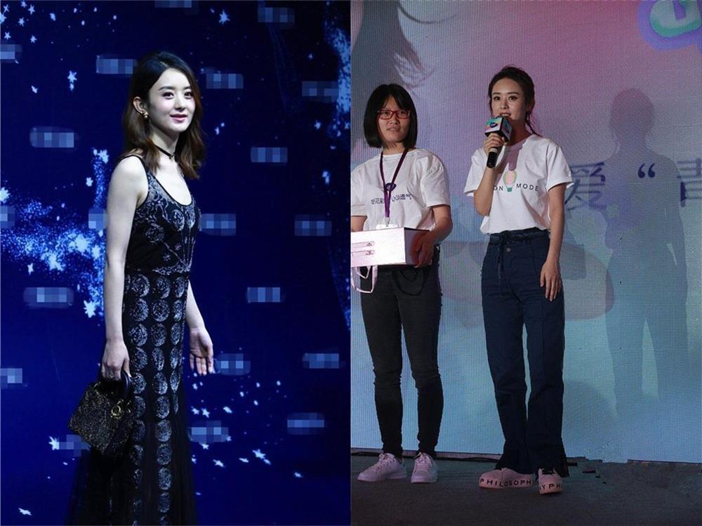 Triệu Lệ Dĩnh lung linh trên ảnh đã qua chỉnh sửa nhưng nhan sắc bị chụp lại như thế này-4