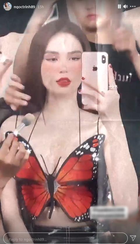 Ngọc Trinh đụng áo cánh bướm tí hon với Sun Ht, Phí Phương Anh-3