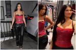 Chị em Kim Kardashian đụng hàng áo corset 6.349 USD