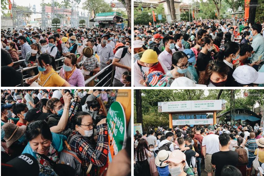 Biển người chật kín Thảo Cầm Viên Sài Gòn trong ngày giỗ Tổ Hùng Vương-2