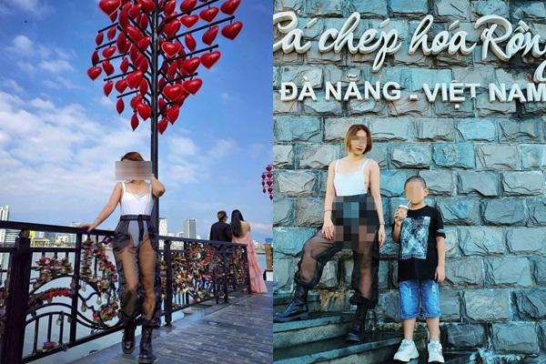 Chị gái nghiện thả rông diện áo xuyên thấu, phô vòng 1 phản cảm-7