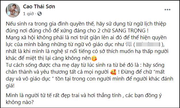 Bênh Ngọc Trinh, Cao Thái Sơn bị Nathan Lee lật tung quá khứ-8