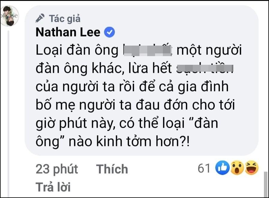 Bênh Ngọc Trinh, Cao Thái Sơn bị Nathan Lee lật tung quá khứ-5