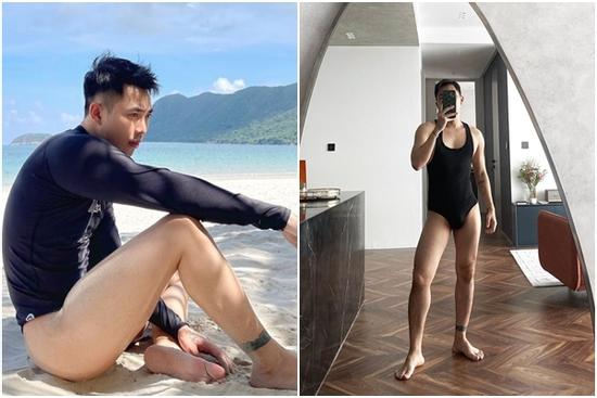 Stylist Hoàng Ku khoe 'sóng đánh bay quần' khiến Sunht cũng phải cảm thán 'Eo ơi'