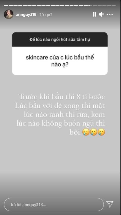 An Nguy cảm thấy vui dù bụng sau sinh vẫn như chửa 3 tháng-5