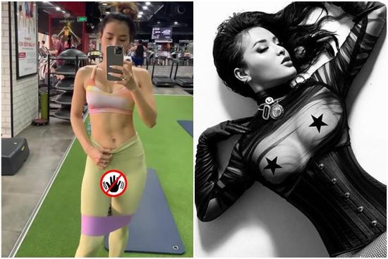 Phương Trinh Jolie mặc quần bó lộ vùng nhạy cảm