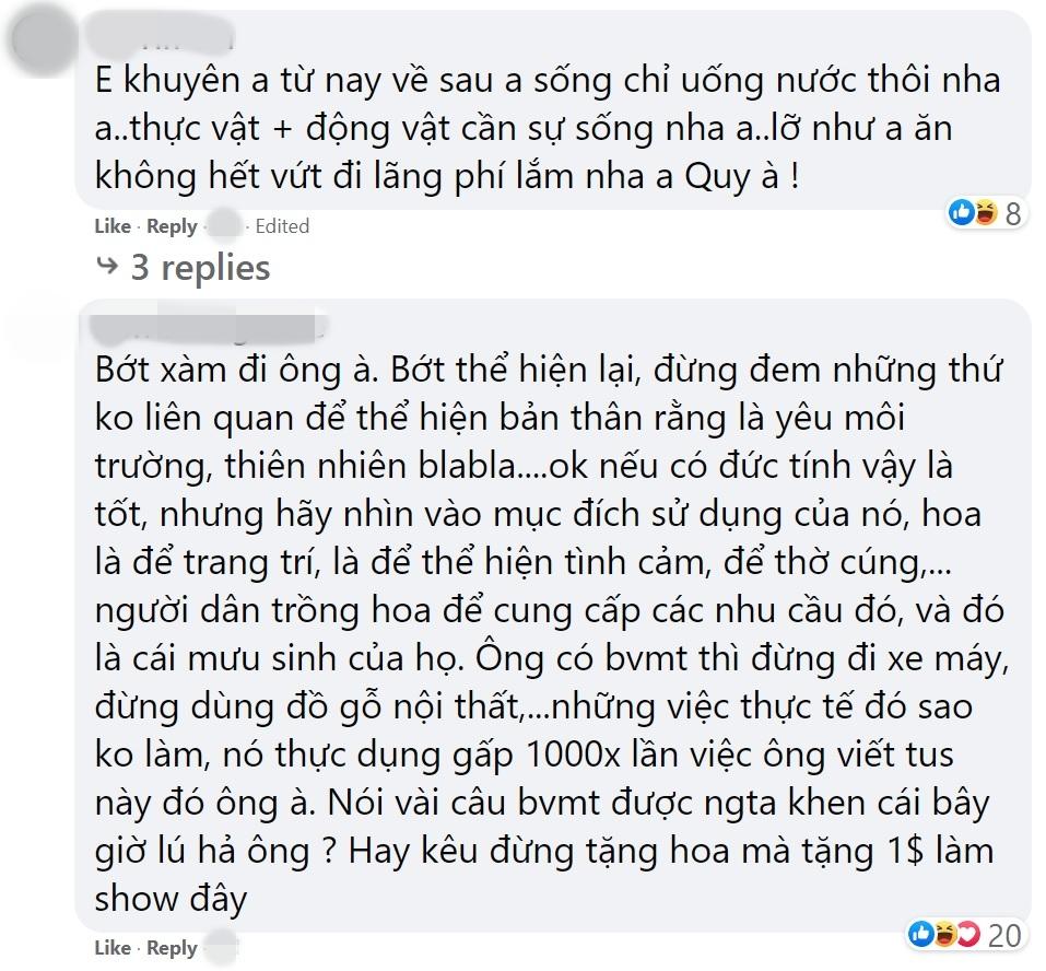 Wowy bị chỉ trích làm màu khi đề nghị mọi người đừng tặng hoa-2