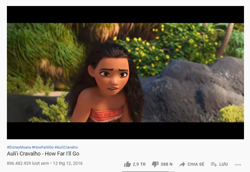 Những ca khúc tỷ view trong danh sách vũ trụ công chúa Disney-2