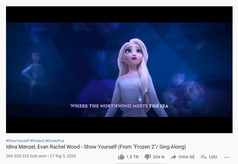 Những ca khúc tỷ view trong danh sách vũ trụ công chúa Disney-9