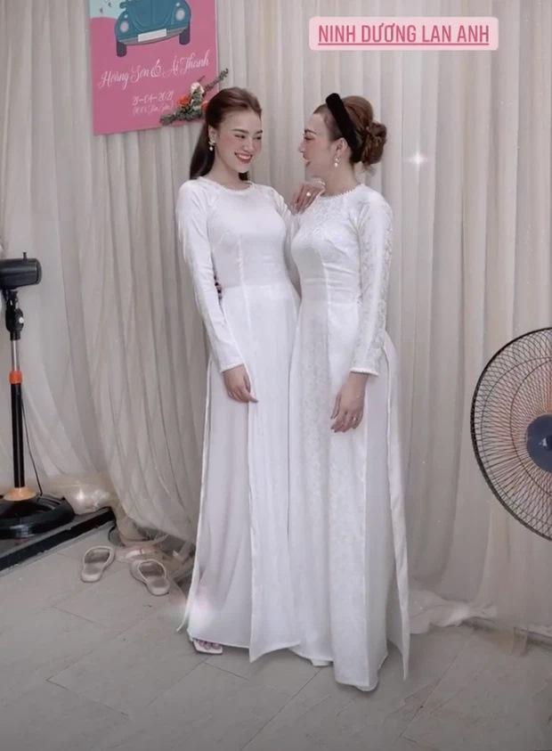 Lan Ngọc diện áo dài đẹp hơn cả cô dâu trong đám cưới em trai-5