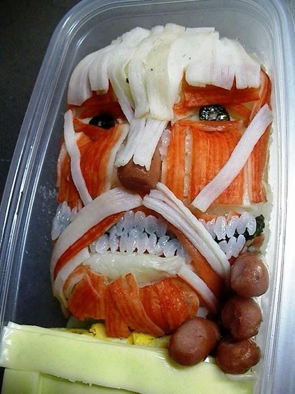 Khi giận chồng, bạn thường làm cơm bento thế này, bảo sao...-8