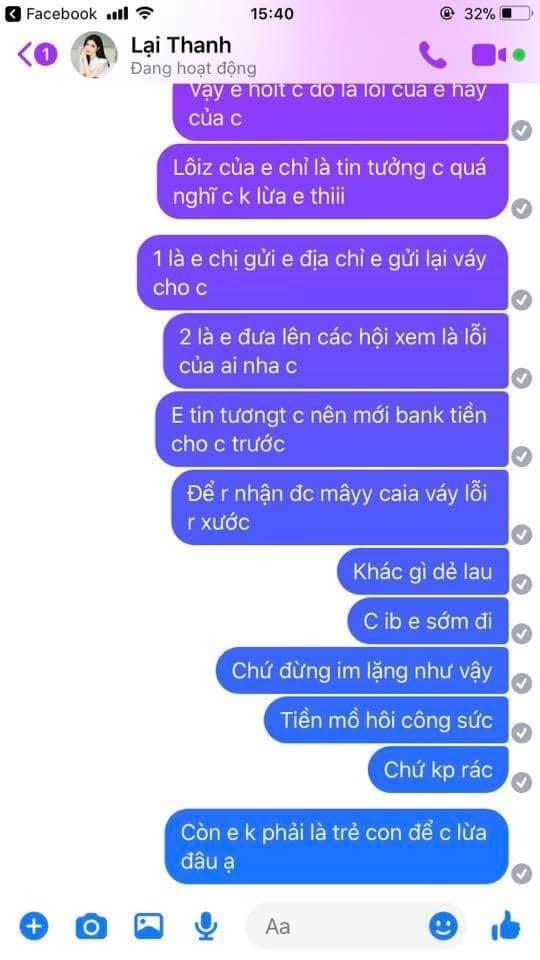 Thanh Bi Người Phán Xử bị tố pass váy như giẻ lau còn block khách hàng-10