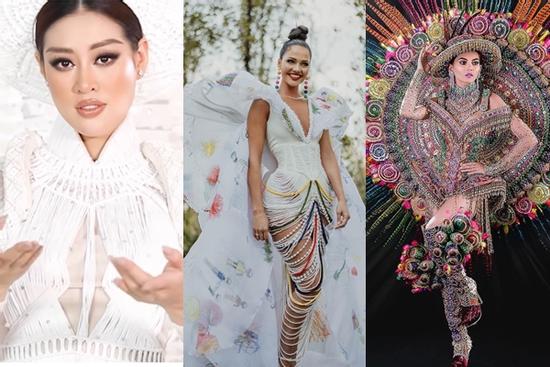 Thí sinh Miss Universe 2020 khoe quốc phục, Khánh Vân có dễ thắng?