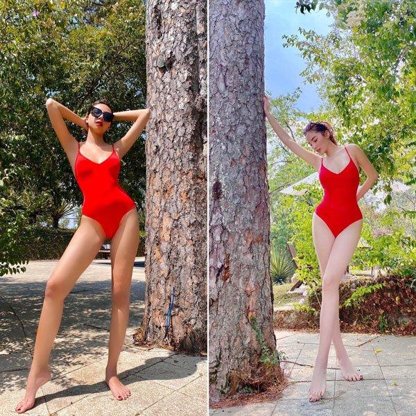 Kỳ Duyên - Minh Triệu đọ dáng bikini: Hoa hậu hay người mẫu bốc lửa hơn?-6