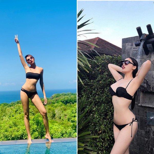 Kỳ Duyên - Minh Triệu đọ dáng bikini: Hoa hậu hay người mẫu bốc lửa hơn?-5