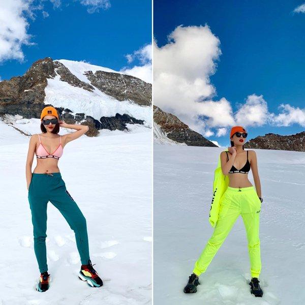 Kỳ Duyên - Minh Triệu đọ dáng bikini: Hoa hậu hay người mẫu bốc lửa hơn?-12