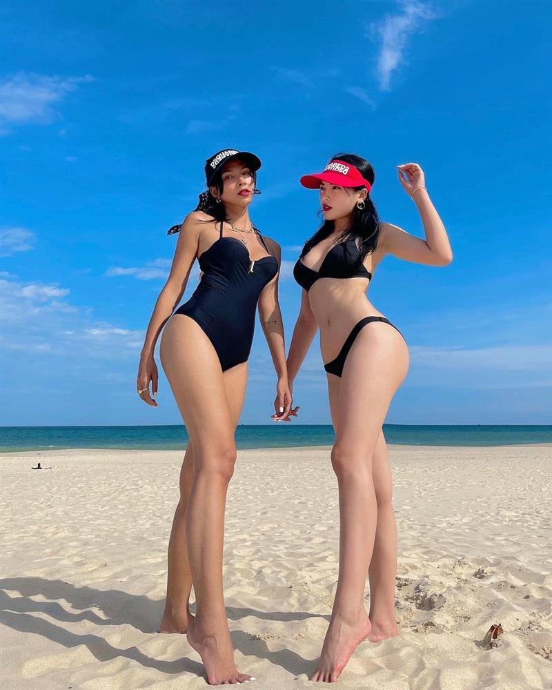 Kỳ Duyên - Minh Triệu đọ dáng bikini: Hoa hậu hay người mẫu bốc lửa hơn?-3