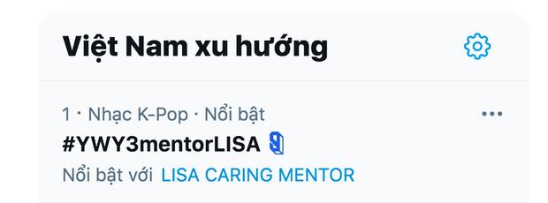 Lisa BLACKPINK gây bão top trending với vài giây nhá hàng trong Thanh Xuân Có Bạn 3-3