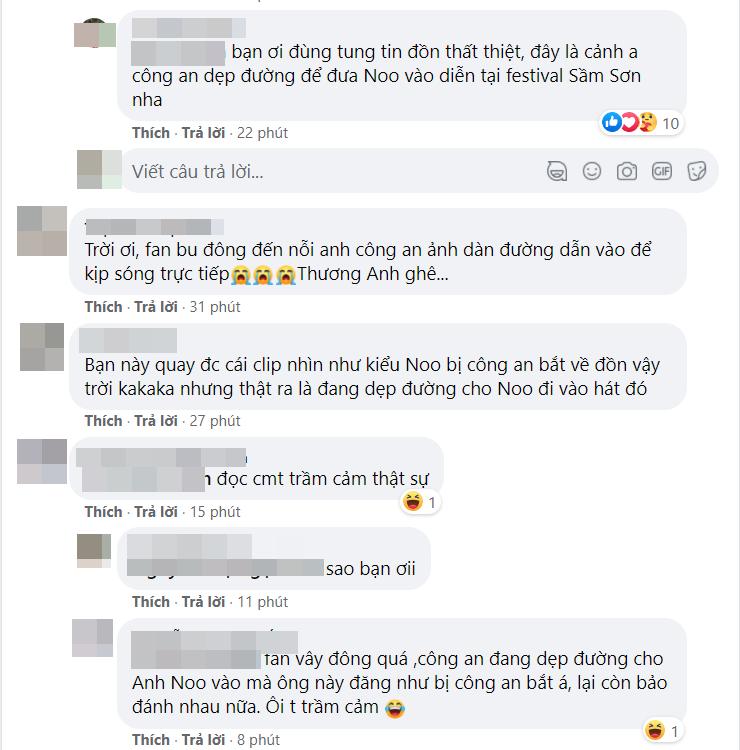 Xôn xao clip công an dẫn Noo Phước Thịnh đi giữa đám đông-2