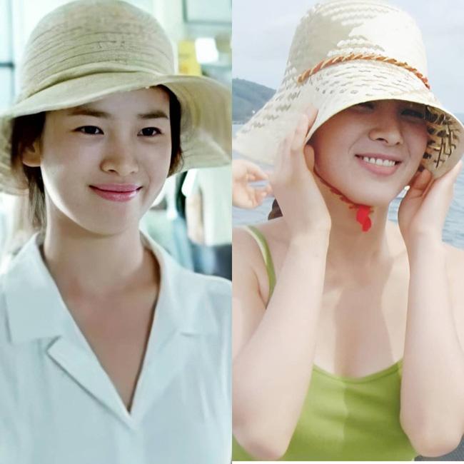 Nhan sắc Song Hye Kyo xuất chúng đến nỗi chấp những kiểu mũ xấu nhất-4