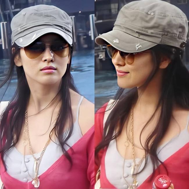 Nhan sắc Song Hye Kyo xuất chúng đến nỗi chấp những kiểu mũ xấu nhất-10