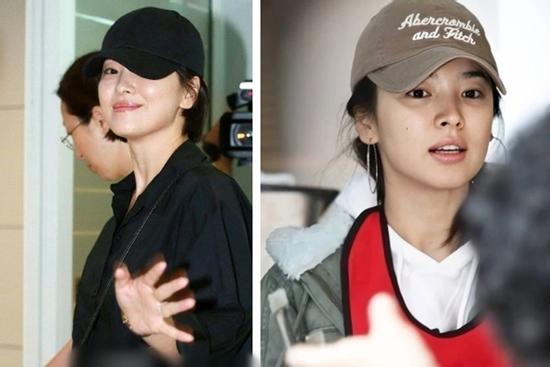 Nhan sắc Song Hye Kyo xuất chúng đến nỗi 'chấp' những kiểu mũ xấu nhất