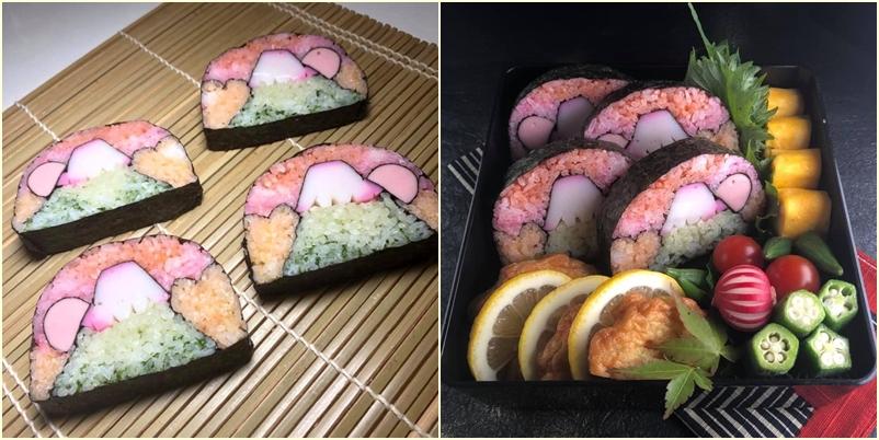 Mẹ Việt ở Nhật mang cảnh sắc Nhật Bản vào cơm cuộn nhìn đẹp chẳng nỡ ăn-3
