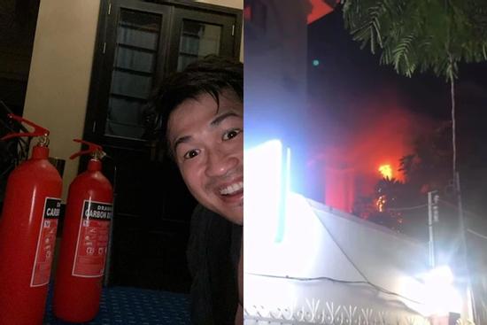 Phillip Nguyễn được khen dũng cảm, bê bình cứu hỏa dập đám cháy lớn gần nhà