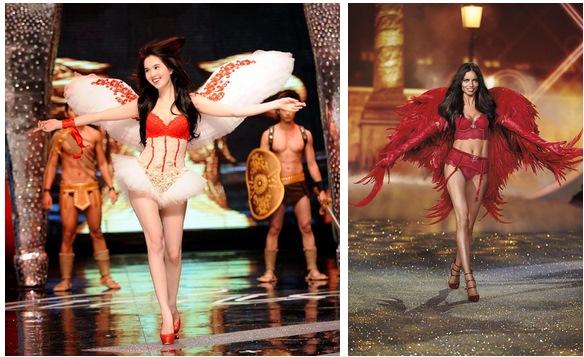 Show tuyển gà của Vũ Khắc Tiệp nhái hệt Victorias Secret, khác mỗi cái tên-10