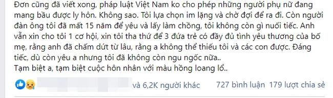 Lần thứ 3 chồng ngoại tình, người phụ nữ đang mang thai đưa ra quyết định dứt khoát-1