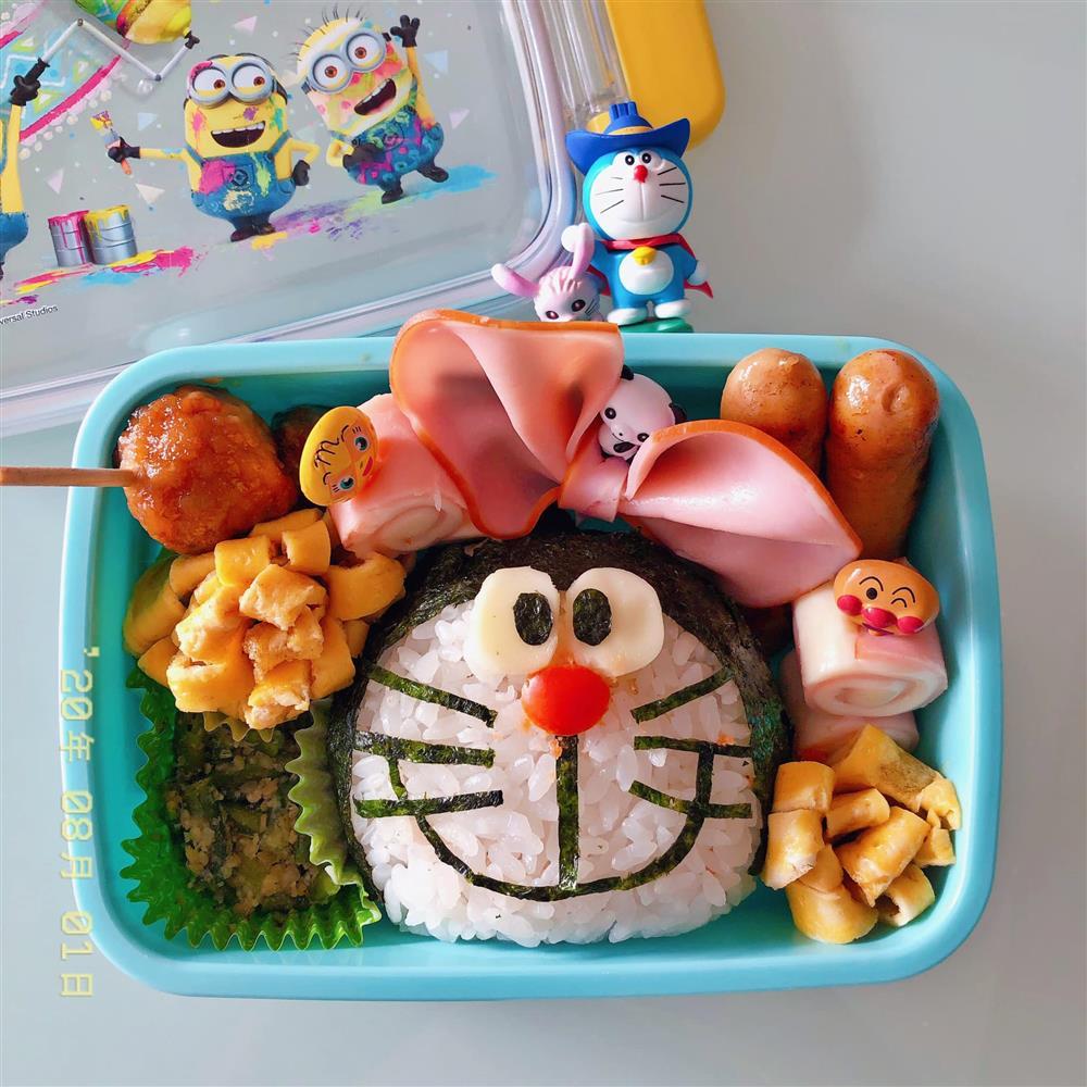Mẹ Việt ở Nhật làm cơm bento sinh động như phim hoạt hình, con hào hứng đến trường-8