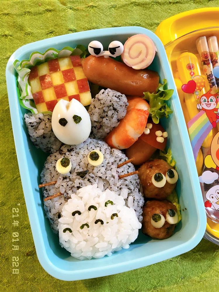 Mẹ Việt ở Nhật làm cơm bento sinh động như phim hoạt hình, con hào hứng đến trường-14