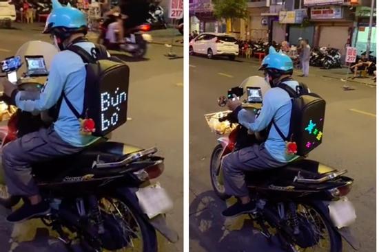 Bắt gặp anh shipper 'chịu chơi' nhất Việt Nam