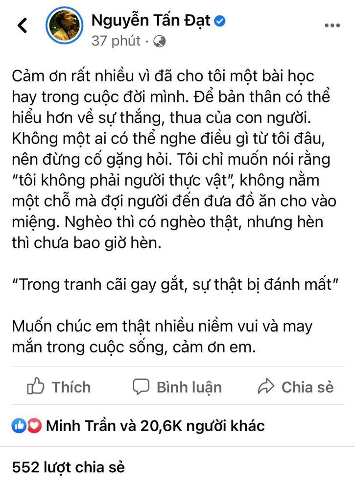 Đạt G tỏ ra cao thượng với Du Uyên: Sự thật bị đánh mất. Cảm ơn em-2