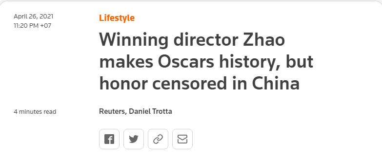 Chloé Zhao, Oscar và Trung Quốc: NGƯỜI RÕ SANG SAO CHẲNG AI BẮT QUÀNG?-5