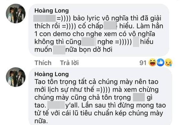 Bị chê lyrics ngày càng sáo rỗng, MCK văng tục đáp trả bọn dở hơi-2