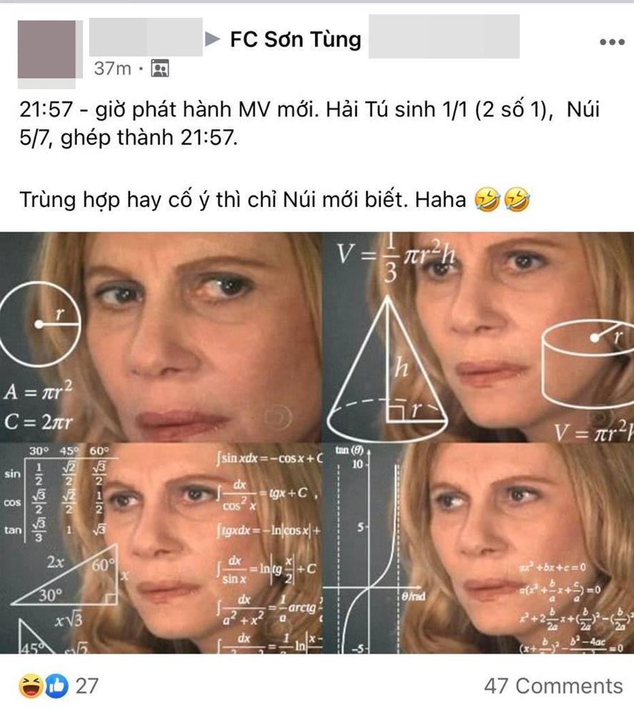 Sơn Tùng tung MV vào lúc oái oăm, hóa ra là giờ sinh của trà xanh chứ gì!-2