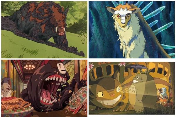 Những quái vật xem sợ tụt quần của xưởng phim Ghibli