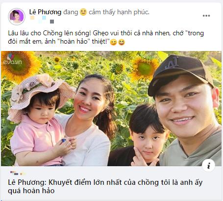 Bị mỉa mai vì khen chồng hoàn hảo, Lê Phương đáp trả khôn khéo-1