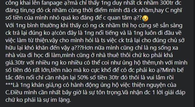 Thủy Tiên bị bóc không trả gần 30 triệu chuyển khoản từ thiện nhầm-2