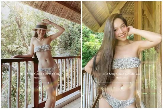 Hiền Thục chào hè với bộ ảnh bikini gợi cảm sau khi bị chê 'trơ xương'