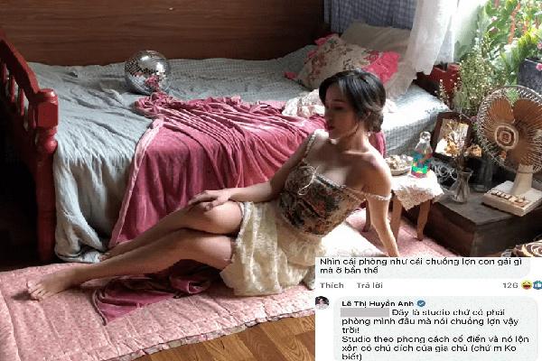 Khoe ảnh lộ gần hết vòng 3, bà Tưng bị nhắn sốc: Mặc quần vào đi-8