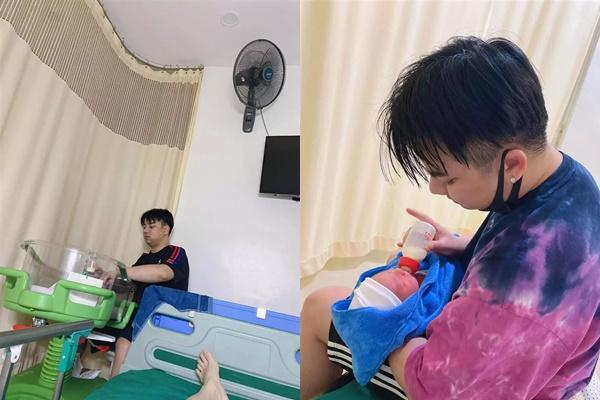 Hữu Công gây bão hình ảnh tiết lộ cảnh bỉm sữa của vợ-2