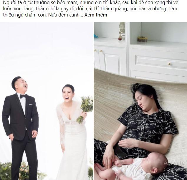 Hữu Công gây bão hình ảnh tiết lộ cảnh bỉm sữa của vợ-3