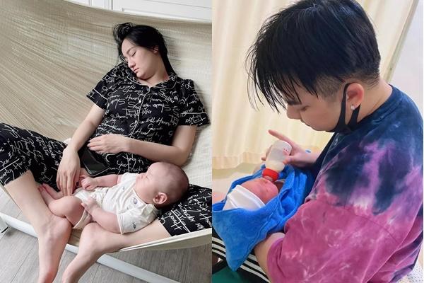 Bất ngờ ngoại hình con thứ 5 của Hữu Công và Thủy Tiên-13