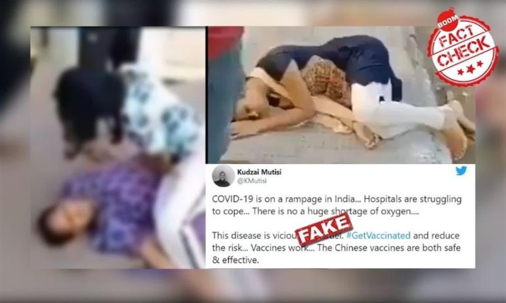 Sự thật về clip người mắc Covid-19 ở Ấn Độ ngã gục, nằm la liệt trên phố-5