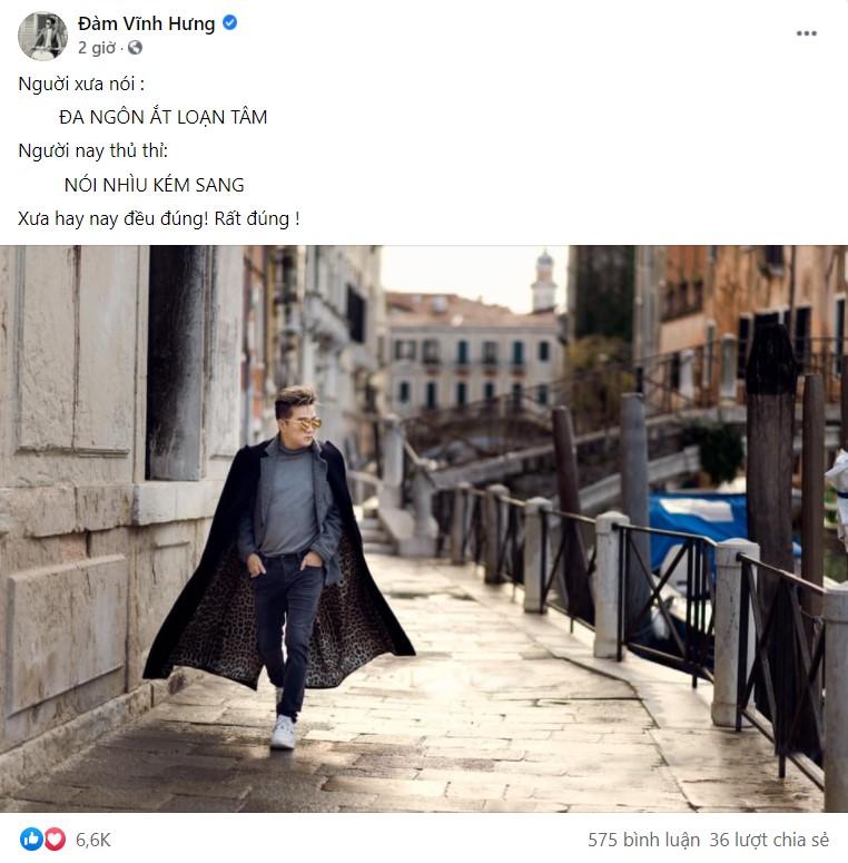 Đàm Vĩnh Hưng đáp trả bà Phương Hằng: Khinh người nghèo hơn, chắc chị xứng đáng?-1